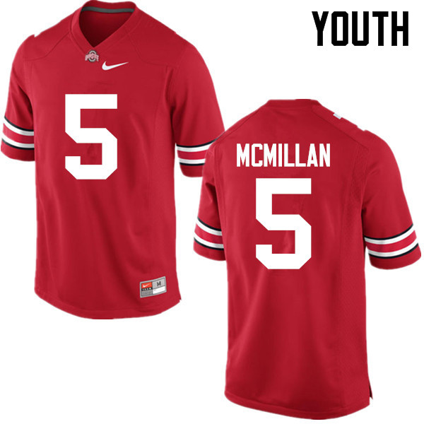 Youth Ohio State Buckeyes #5 Raekwon McMillan Red Game College Stitched Football Jersey 23QT047HI